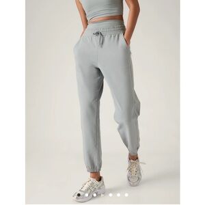 Athleta Retroterry Mid Rise Jogger Pants Women’s XL Athleisure Lounge Comfy